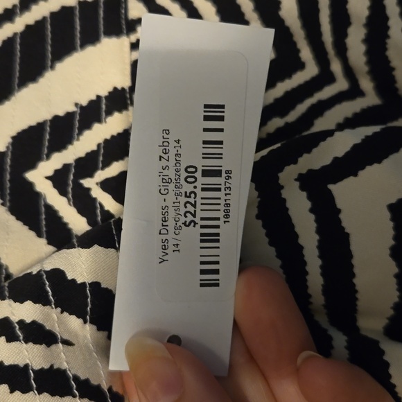 NWT Trashy Diva Yves maxi Gigi's zebra dress US 14 - Picture 5 of 6